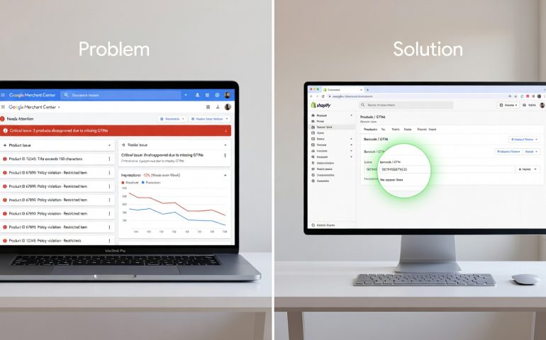 Fix Google Merchant Center missing GTIN value in Shopify product settings