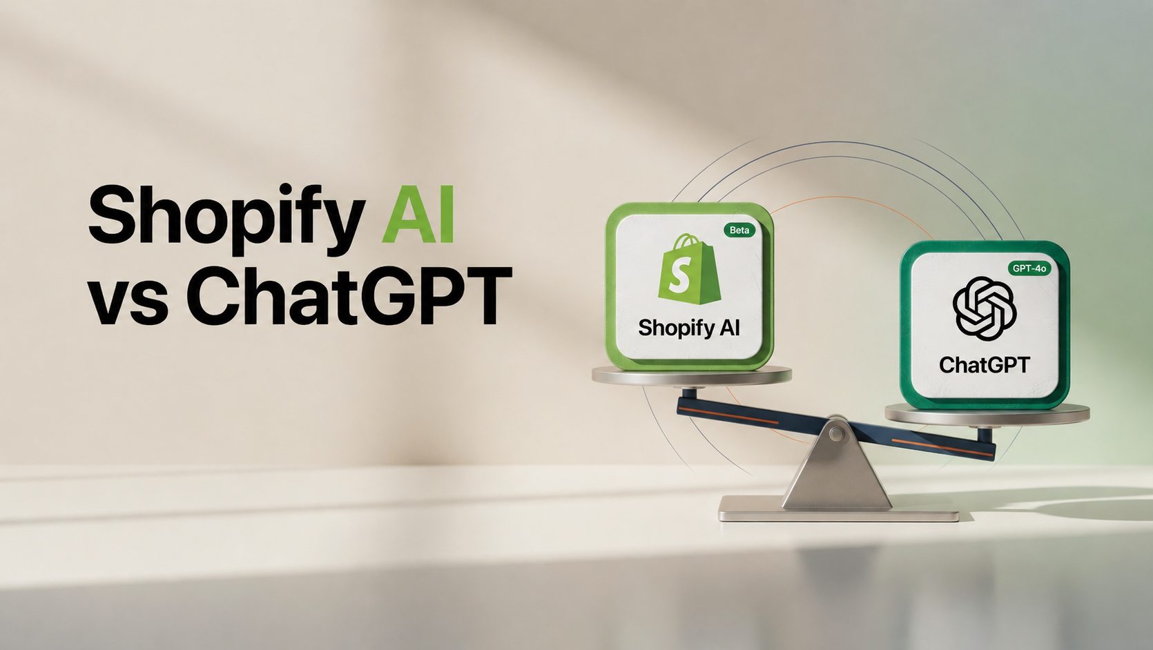 Shopify AI vs ChatGPT comparison for eCommerce store