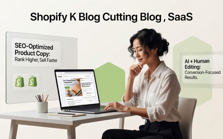 AI-powered Shopify product description and SEO workspace