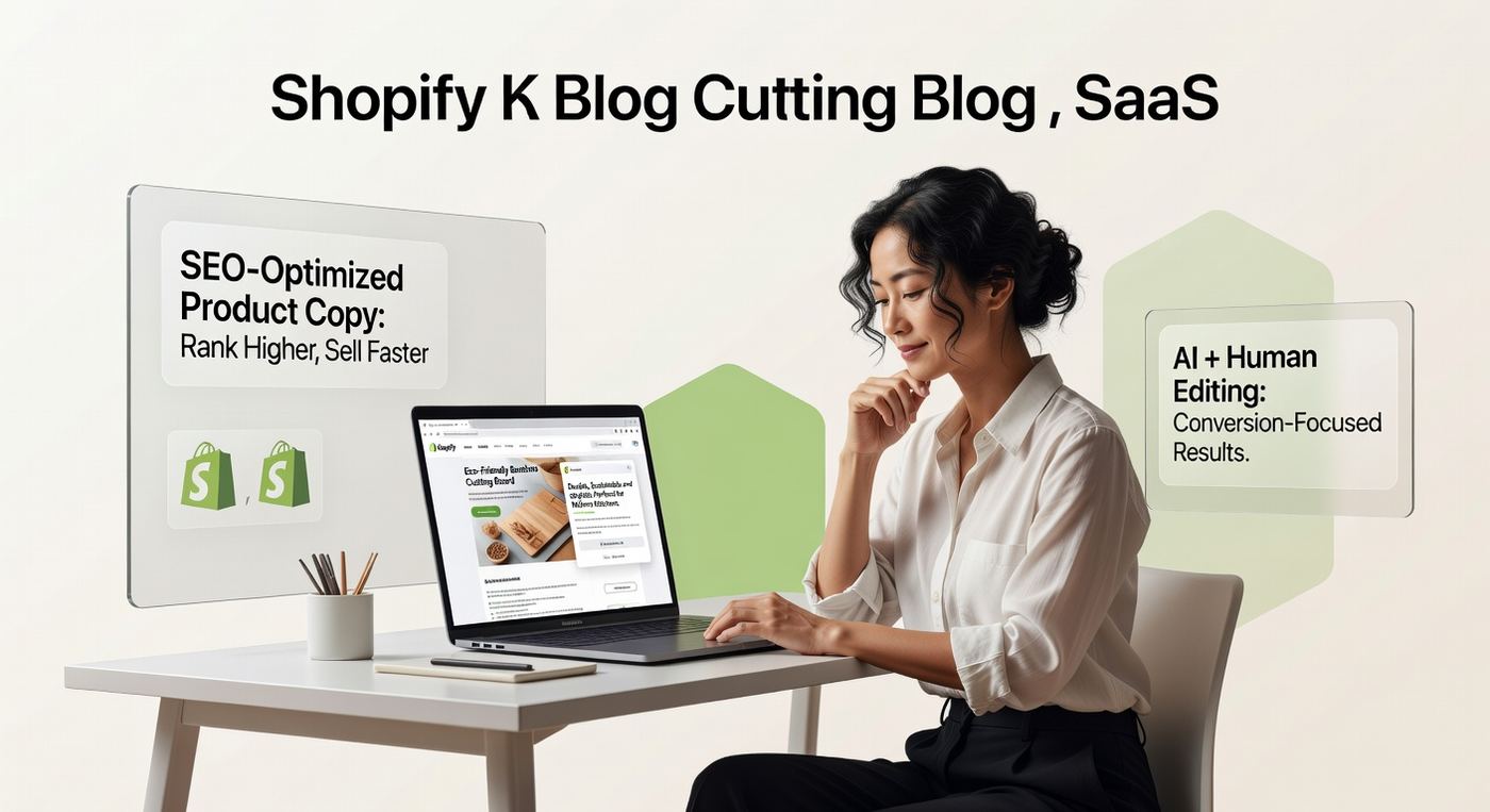 AI-powered Shopify product description and SEO workspace